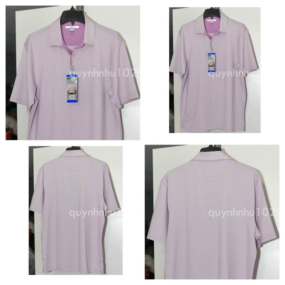 NWT Greg Norman Men’s ML75 Polo IN PURPLE